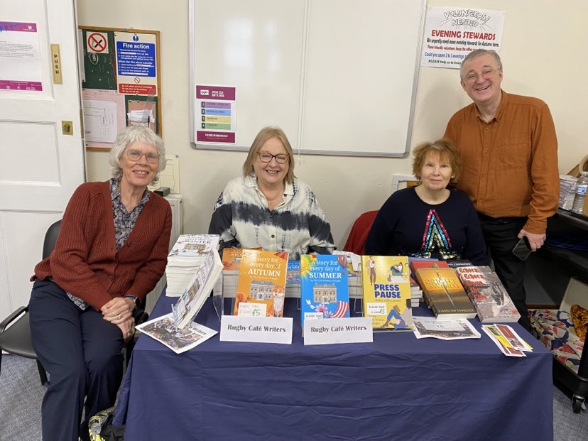 Rugby Cafe Writers at Christmas&nbsp;Fair