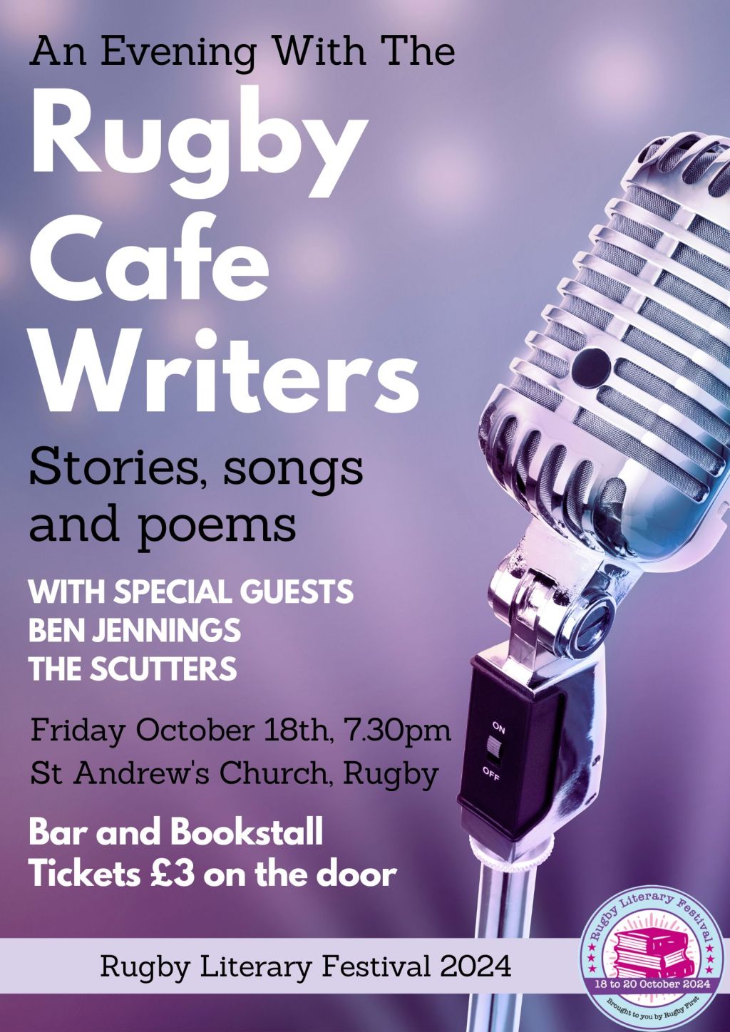 An Evening With The Rugby Cafe&nbsp;Writers